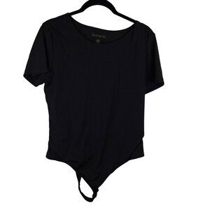 House Of Harlow 1960 Black Short‎ Sleeve Bodysuit XL